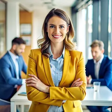 客服人员形象示意